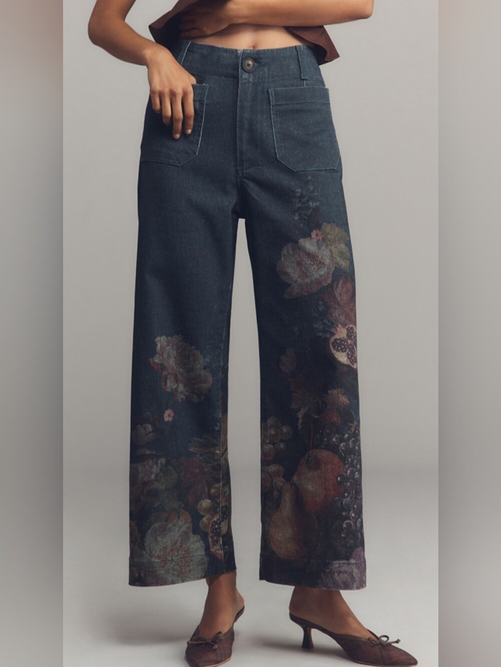 Anthropologie Maeve Colette Denim Cropped Jeans
